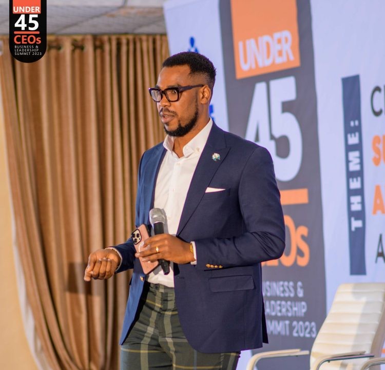 Mentoring session with young African entrepreneurs